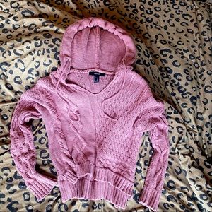 Forever 21 XL oversized knit pink cardigan, heavy, breathable, and comfy!